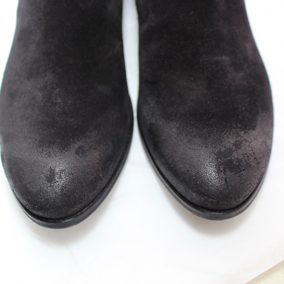 *SOLD* Paul Green Faith Black Suede Ankle Bootie 9 - Picture 3 of 8
